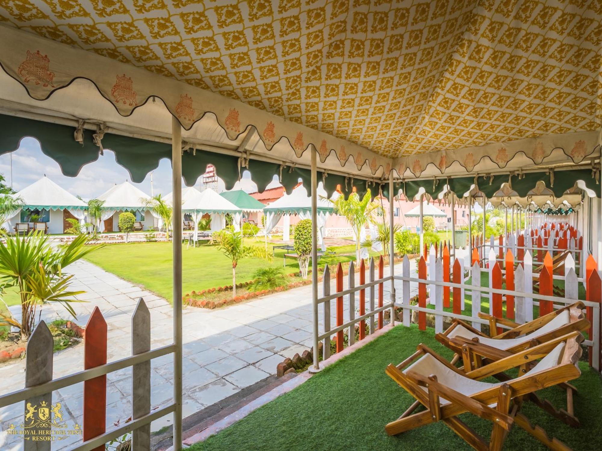 The Royal Heritage Tent Resort- Statue Of Unity Kevadia Buitenkant foto
