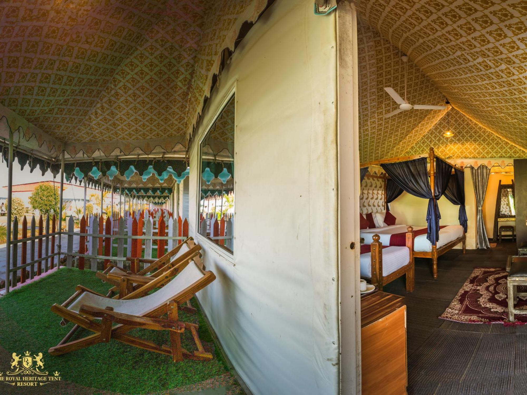 The Royal Heritage Tent Resort- Statue Of Unity Kevadia Buitenkant foto